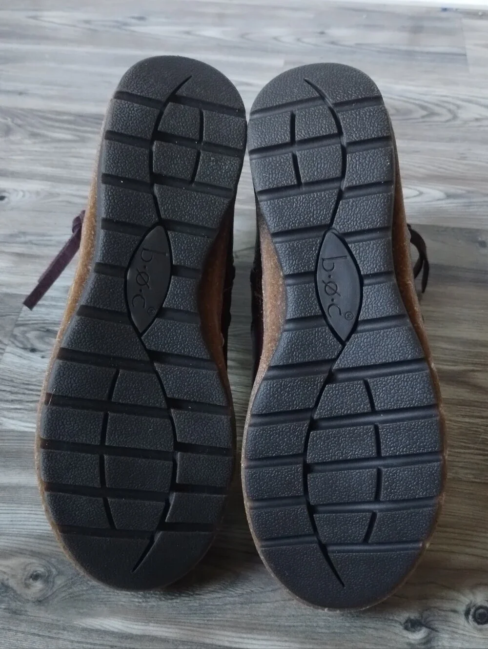 BOC by Born Addi Brown Flat Heel Booties Women's Size 6